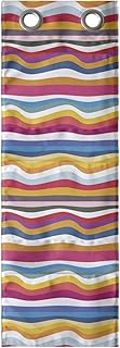 Ambesonne Colorful Hanging Pocket Organizer, Demonstration of Wavy Strip...