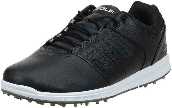 Skechers Pivot Spikeless - Scarpe da Golf da Uomo, Taglia 40, Colore: Nero, Nero, 8 Wide