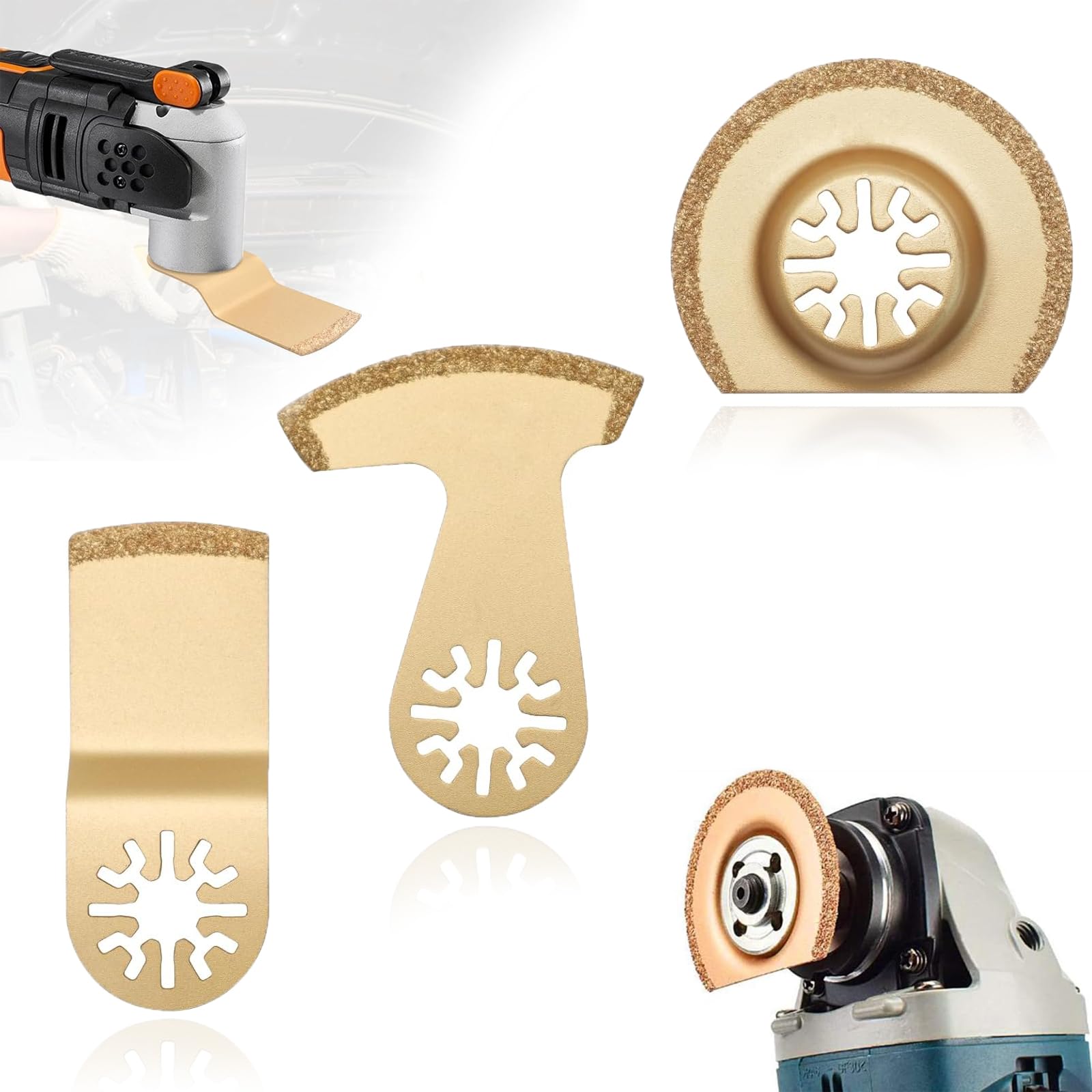 VEVOR VEVOR Set 7 Tipi Di Lame Oscillanti 50 Pezzi In HCS Acciaio Al