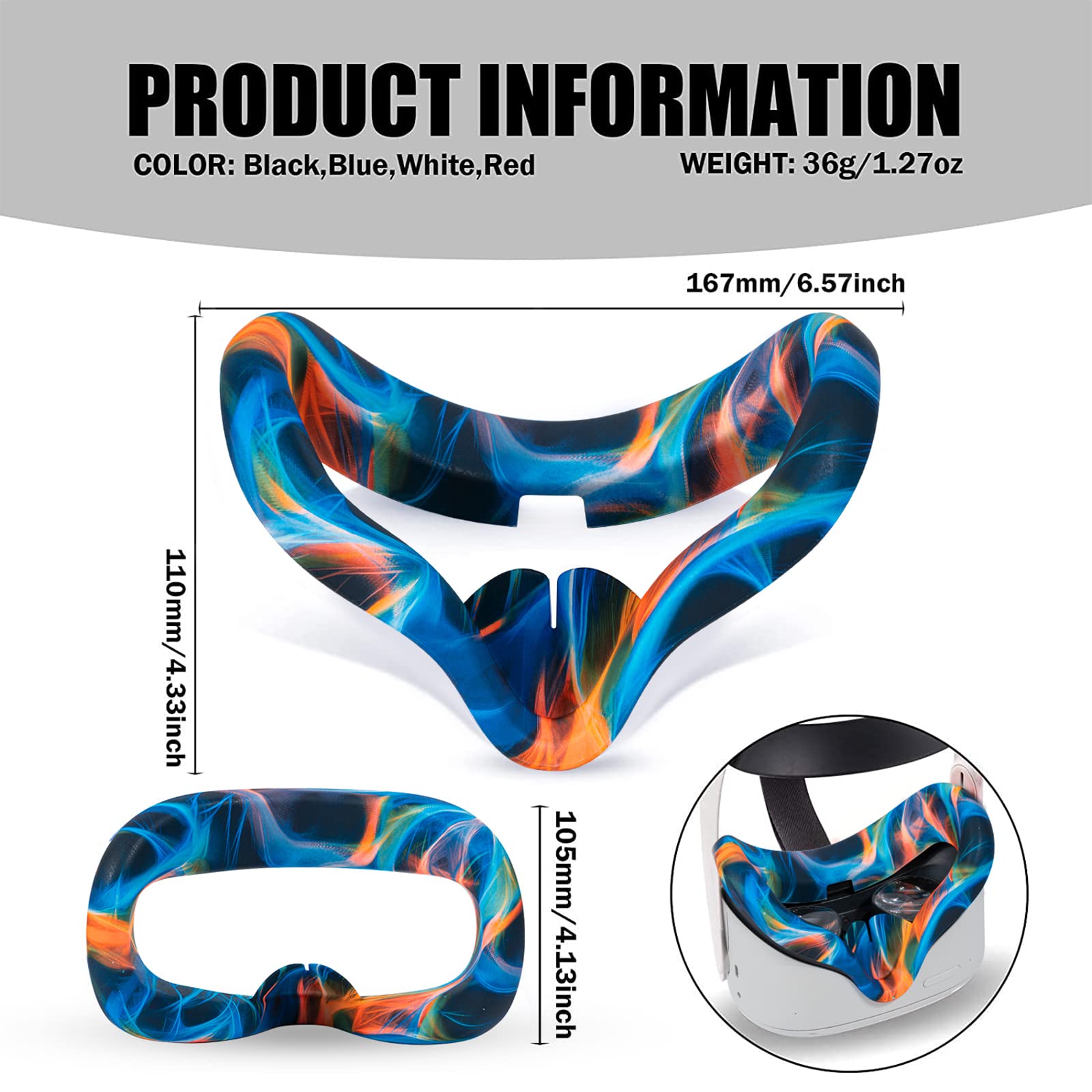 Amazon.com: Compatible with Oculus Quest 2 Accessories, Silicone 