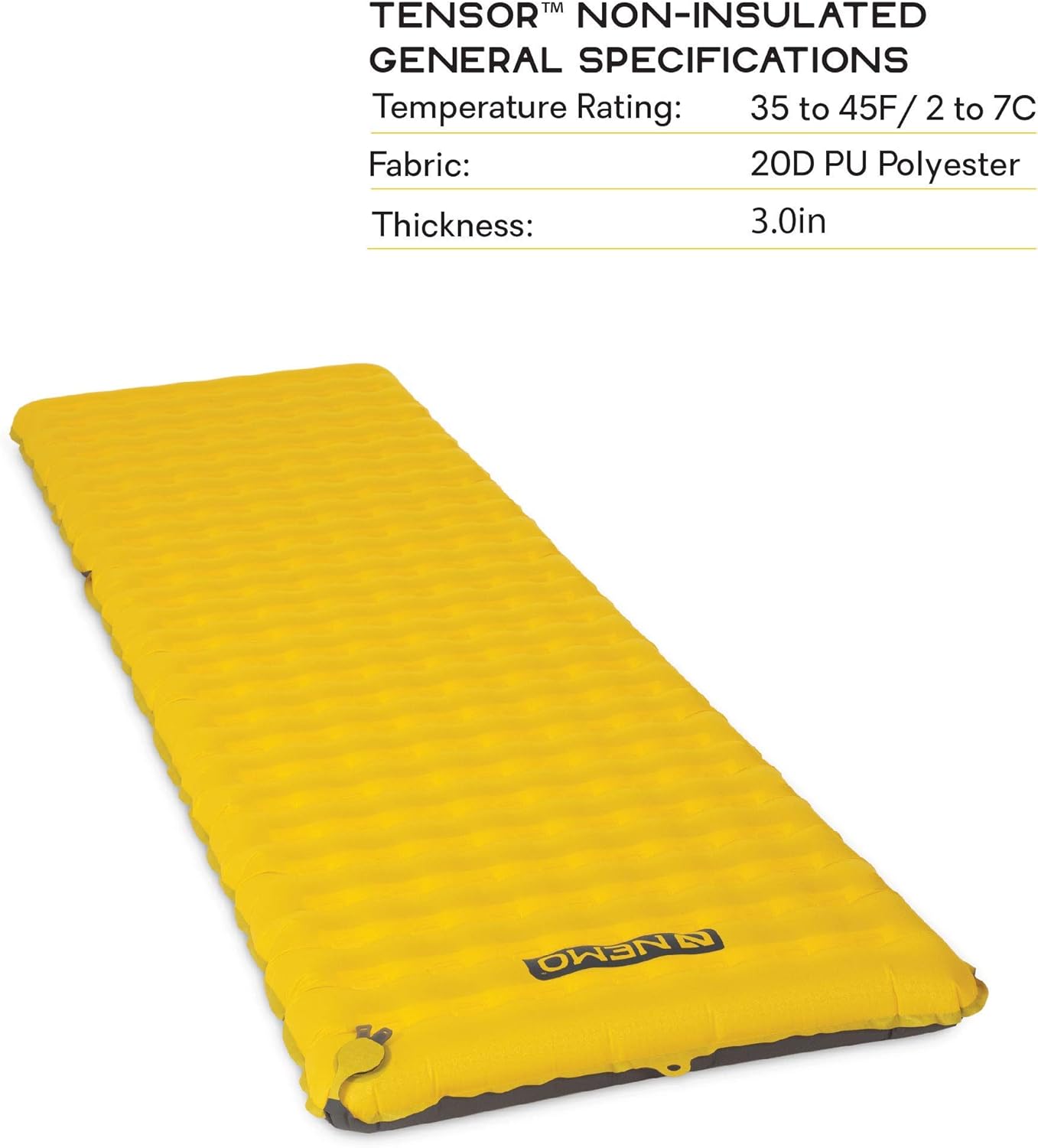 nemo tensor ultralight insulated sleeping pad