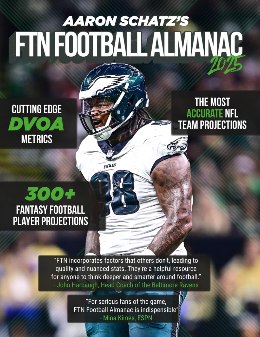 Aaron Schatz's FTN Football Almanac 2025: The Essential Guide to the 2025 NFL Season
