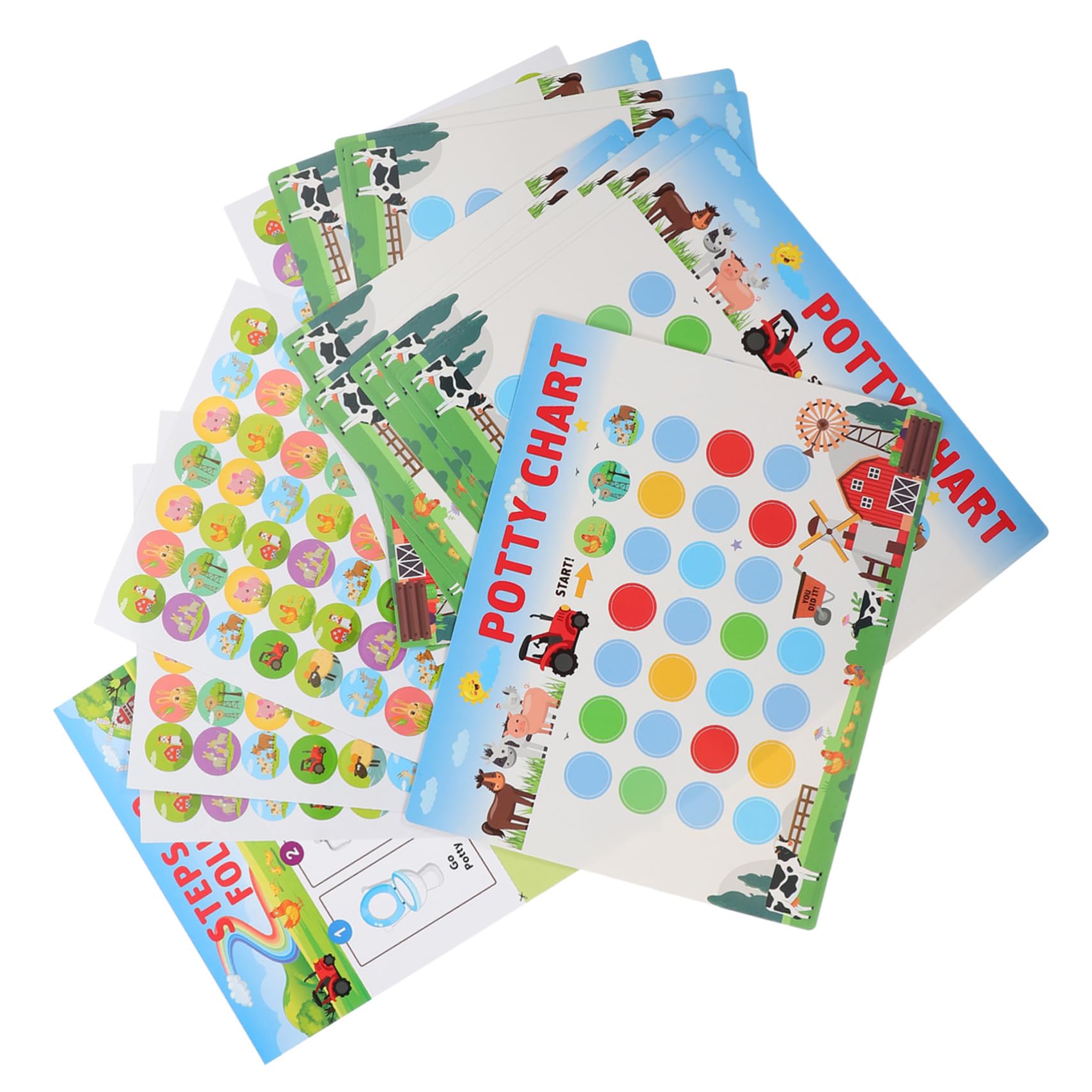 MOBUTOFU Potty Training Charts Reward Stickers Boys Girls Boys and Girls Urinal Chart