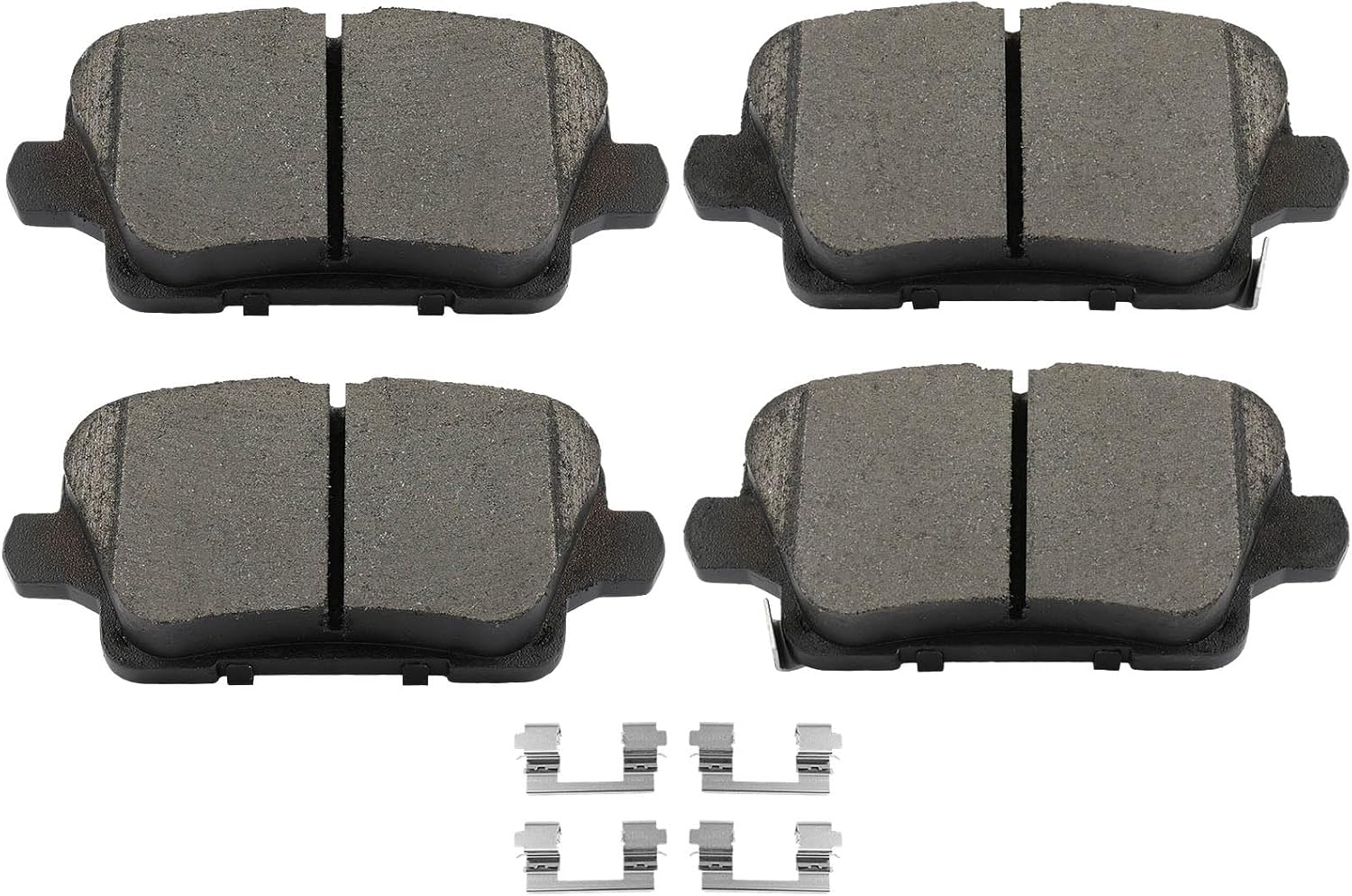 SCITOO D2189 Rear Ceramic Brake Pads Sets w/Hardware Replacement For Buick For Envision 2021-2023,For Buick For Regal Sportback 2018-2020,For Cadillac For XT4 2019-2023