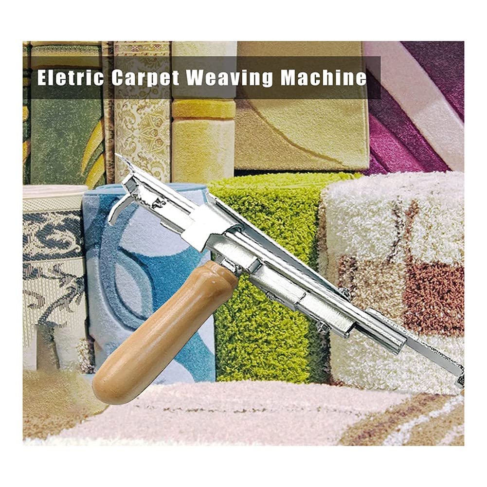Herramienta de Tufting Manual para Alfombras, Kit de Tufting Ajustable MáQuina de Tufting Hecha una Mano Velocidad Manual Tejido Industrial de Alfombras A