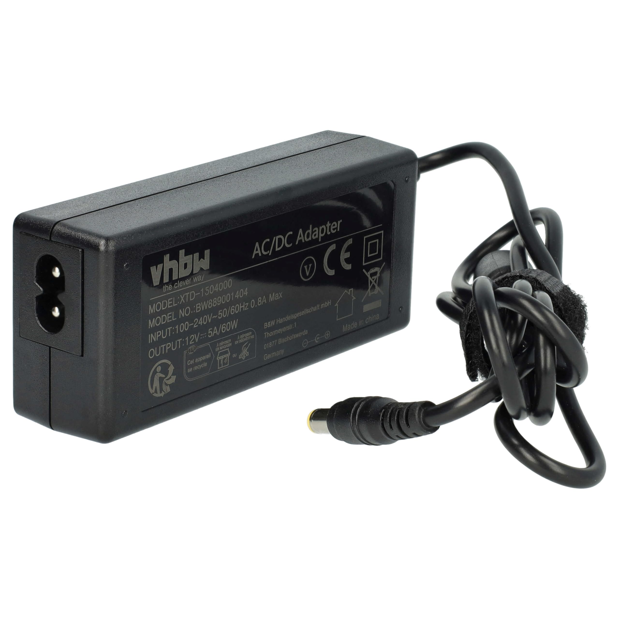 vhbw Bloc d'alimentation Compatible avec Posiflex JIVA KS7317, KS7315 TPE, Caisse enregistreuse