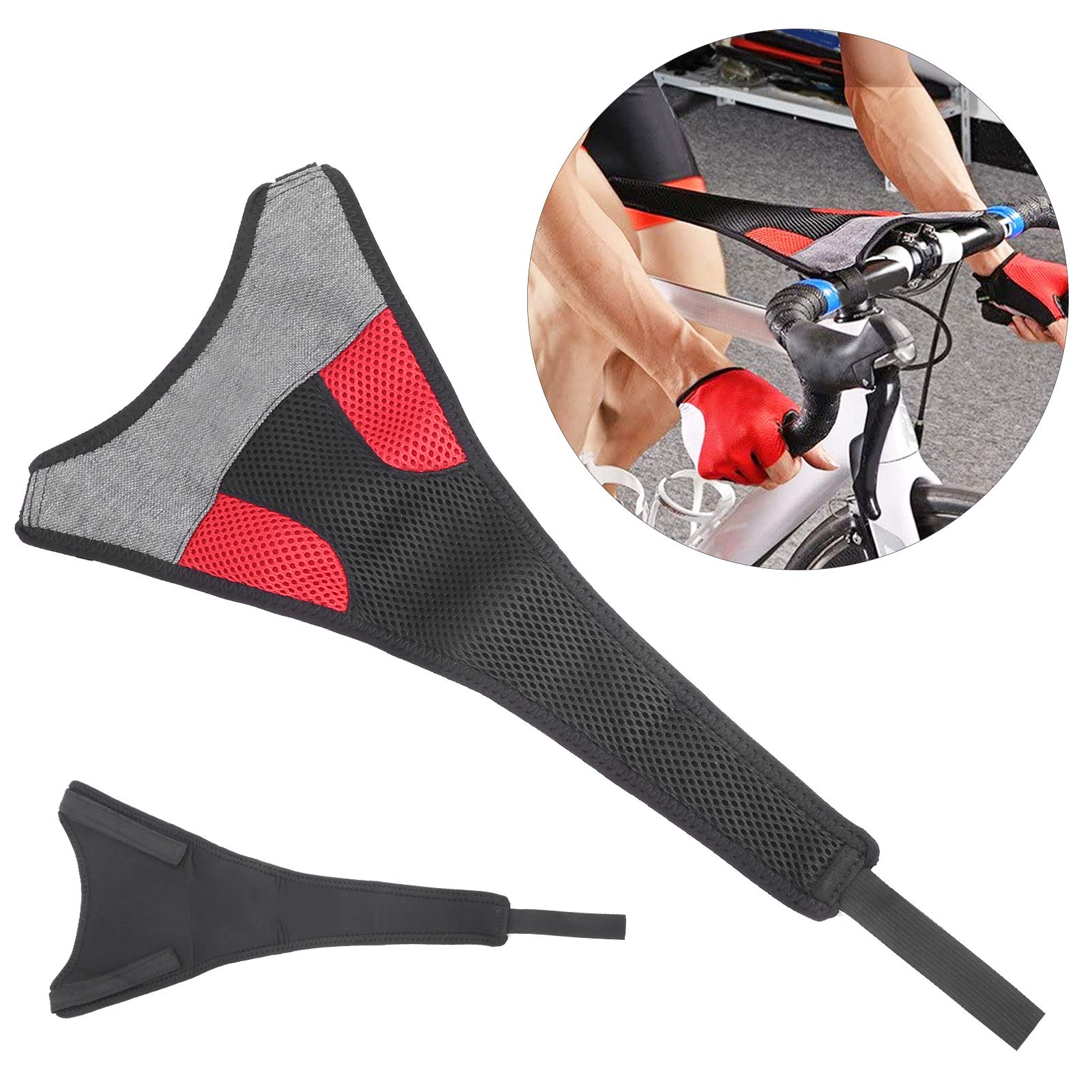 Copertura Protettiva per Protezione dal Sudore per Telaio Bici Regolabile - Super Assorbimento del Sudore - per Allenamento in Bicicletta all'aperto e al Chiuso