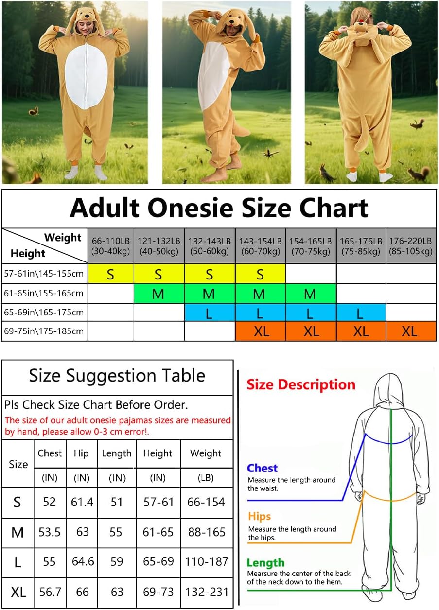vavalad Adult Onesie Costume Pajamas Cosplay Pajamas Jumpsuit Hooded Romper Women men - Image 5