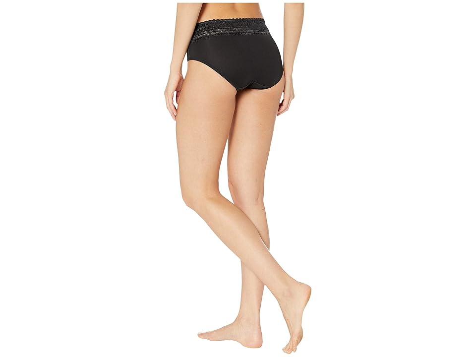 

Warner's No Pinching No Problems Lace w/ Lace Hipster (Rich Black) Women's Underwear