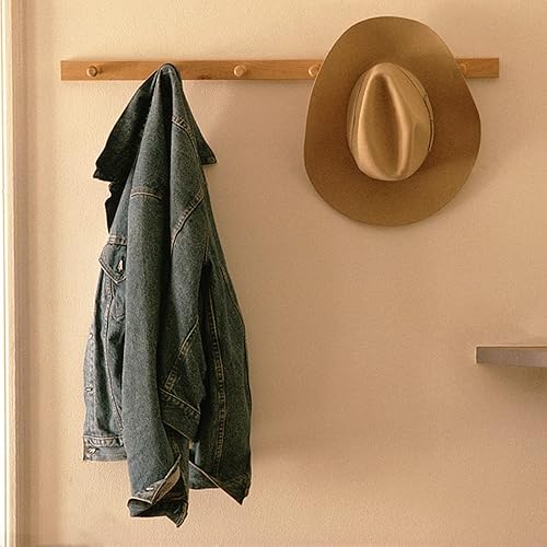 Vista 5 de Sfcddtlg 36 piezas de clavijas de madera con tornillo de madera de 2.95 pulgadas en clavijas cocteleras de madera sin terminar para colgar ropa