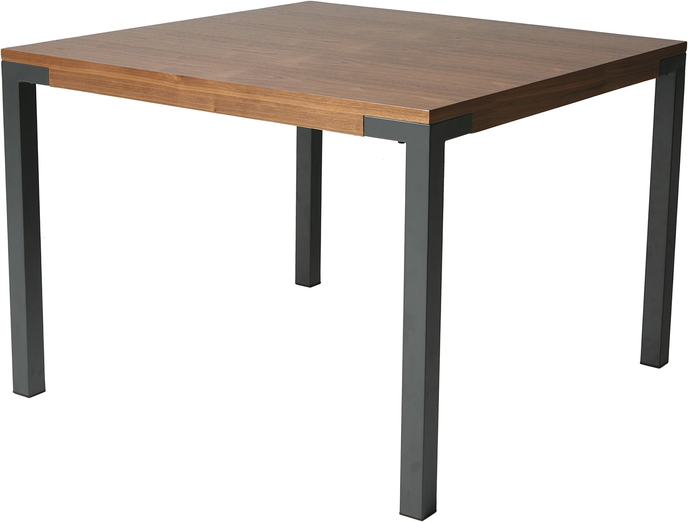 Impacterra Amrita Square Dining Table, Matte Gray