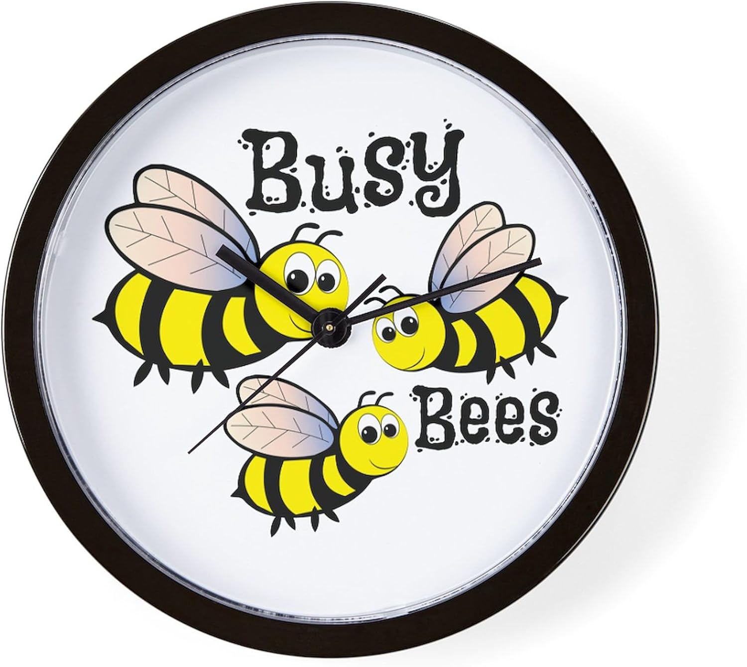 CafePress Busy Bees 10" Wall Clock for Livingroom, Kitchen, or Office