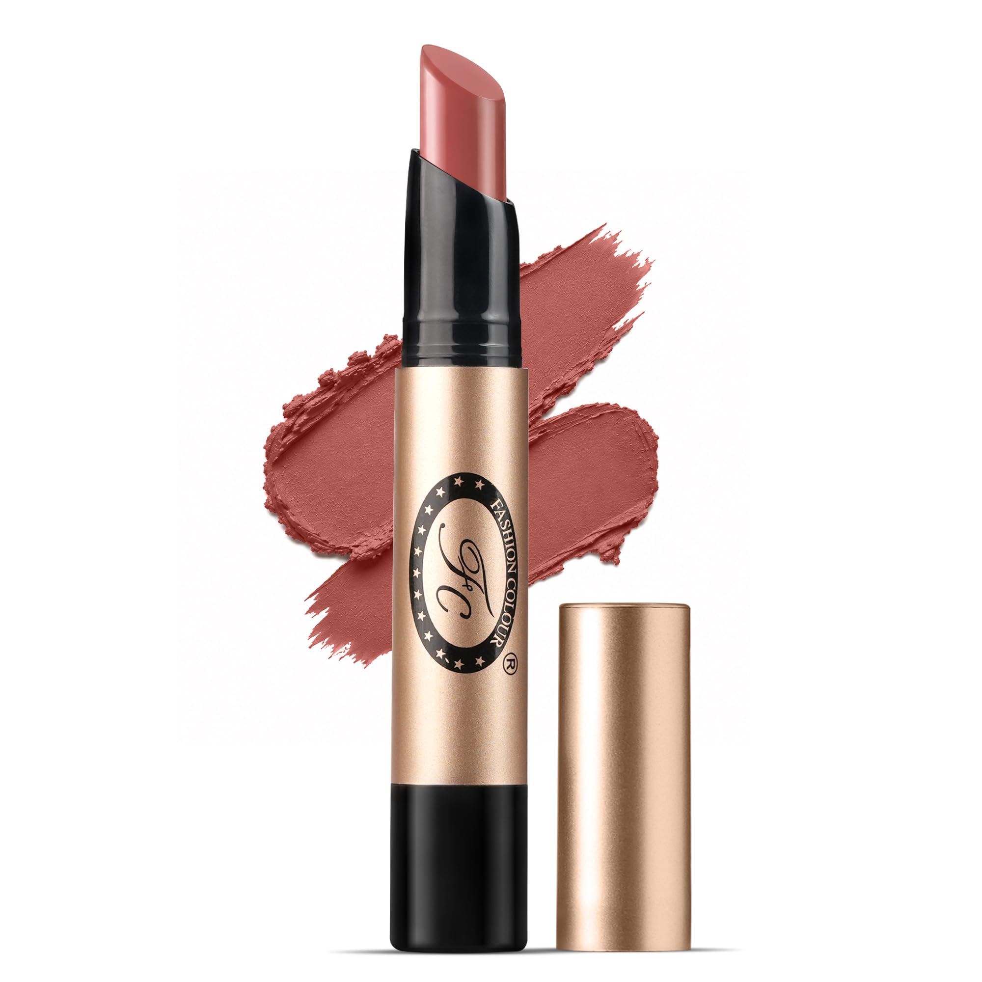 Fashion Colour Supreme Lasting Honey Lip Non Transfer Lipstick 2.6g | Lipstick For Women | Available in 18 Super Creamy Shades | (302-Caramel, 2.6g)-picture-39