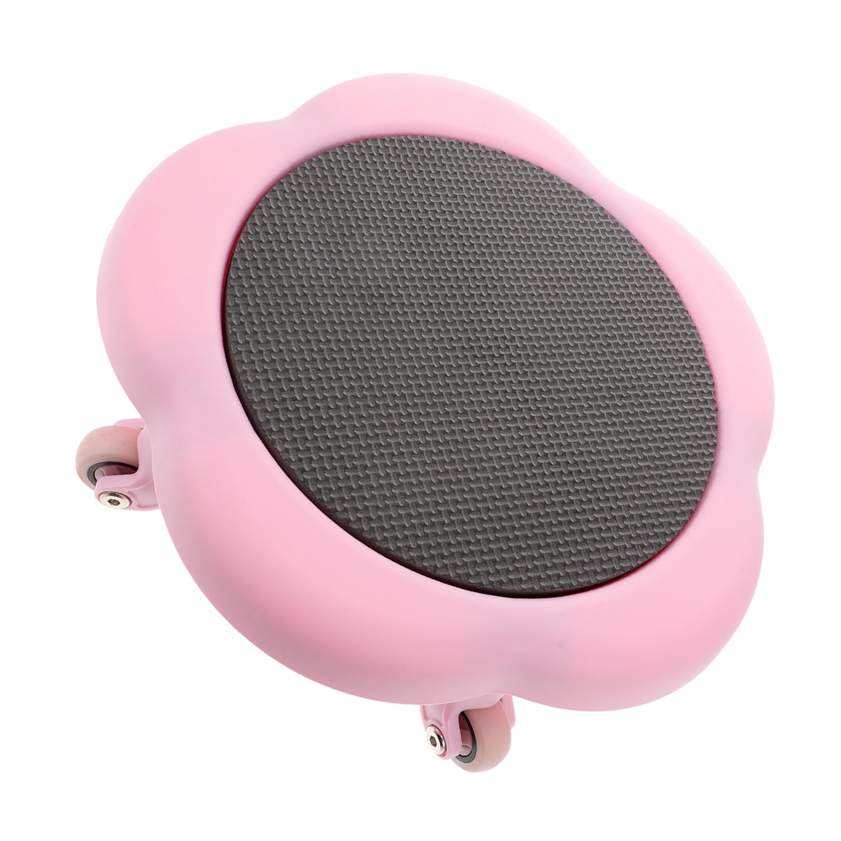 ifundom Discos Deslizantes para Ejercicio Abdominal con Diseño Floral de Cinco Ruedas Estable y Seguro para Entrenamiento Casa Entrenador de Core Portátil Rosa