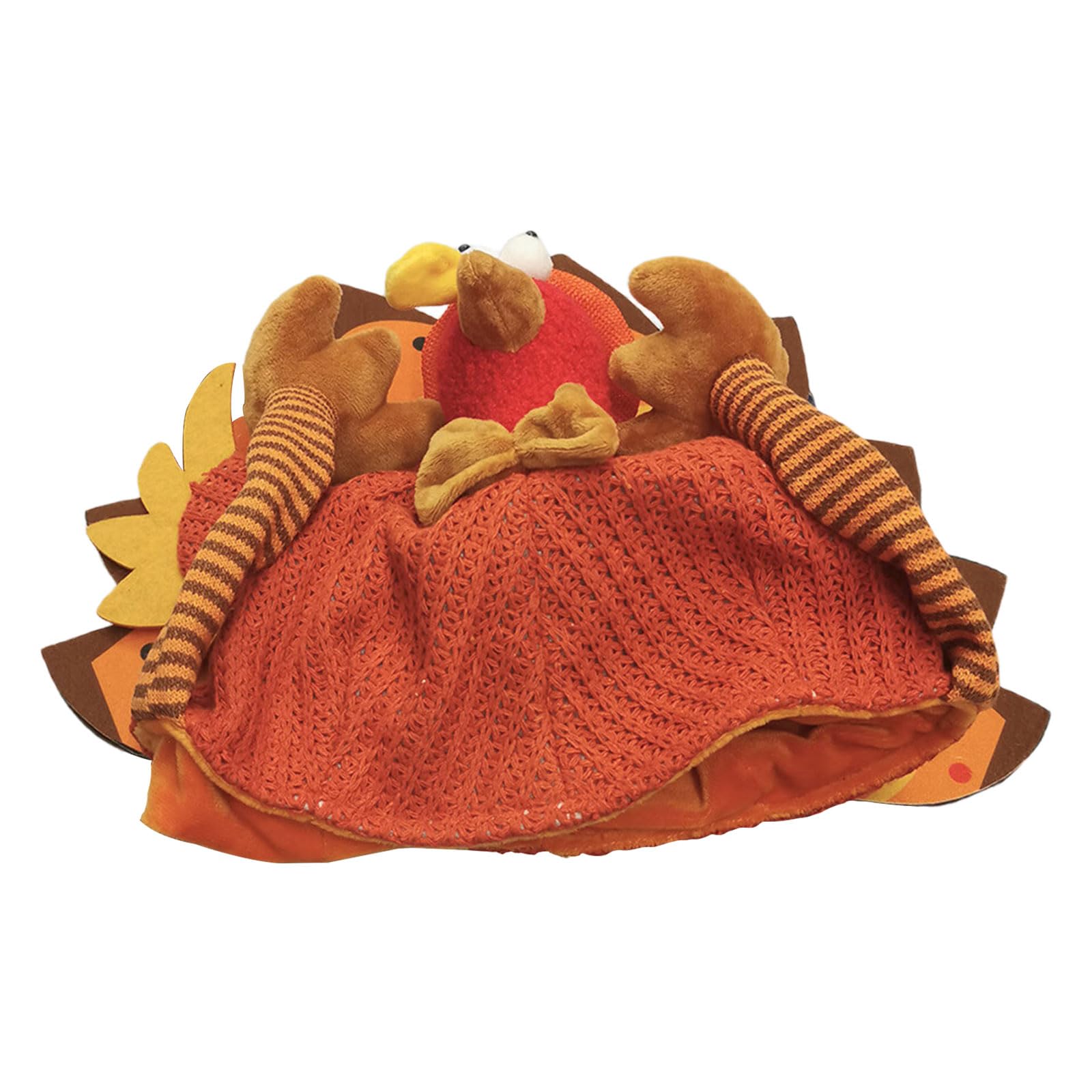 Xjdzineq Harvest Celebration Turkey Hat Vibrantly Colorful Headwear Quick Setups Holiday Cap for Family Gatherings Event Accessory Creative Thanksgiving Decoration