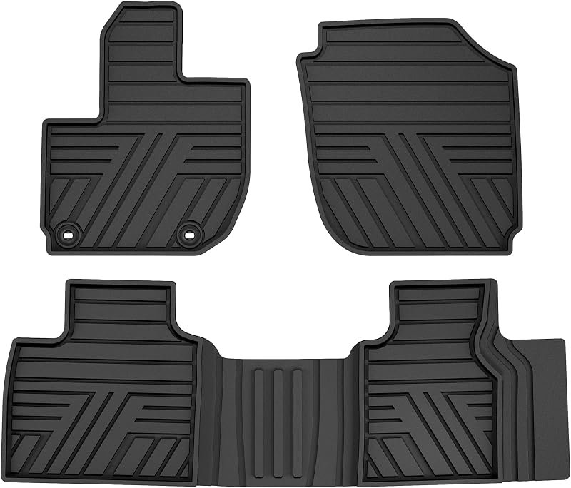 Tapetes Automotivos de Borracha para Honda HR-V 2016–2022 TTX LIGHTING, Preto, 3 Peças