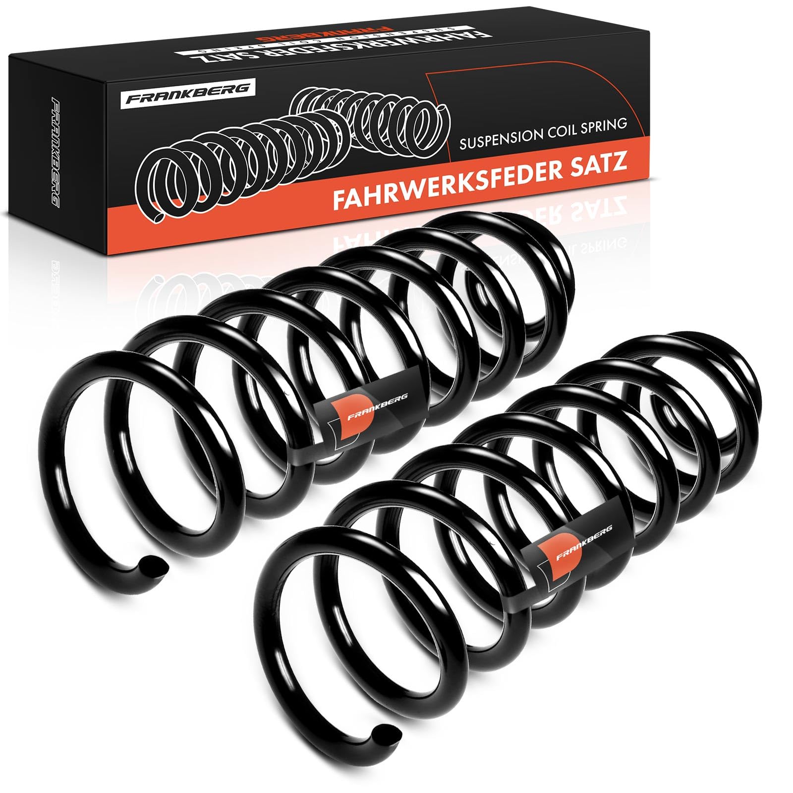 Frankberg 2 muelles de suspensión eje trasero 8200297952 | Compatible con: Scénic II JM0/1