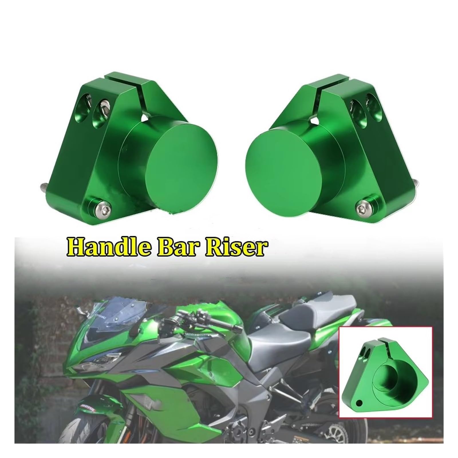 Kit De Conversión Elevadores Manillar Aluminio Para Ninja 1000SX 2020-2024 Z1000S Z1000SX 2011 2012 2013 2014 2015 2016 2017-2024 Alzas Manillar Moto