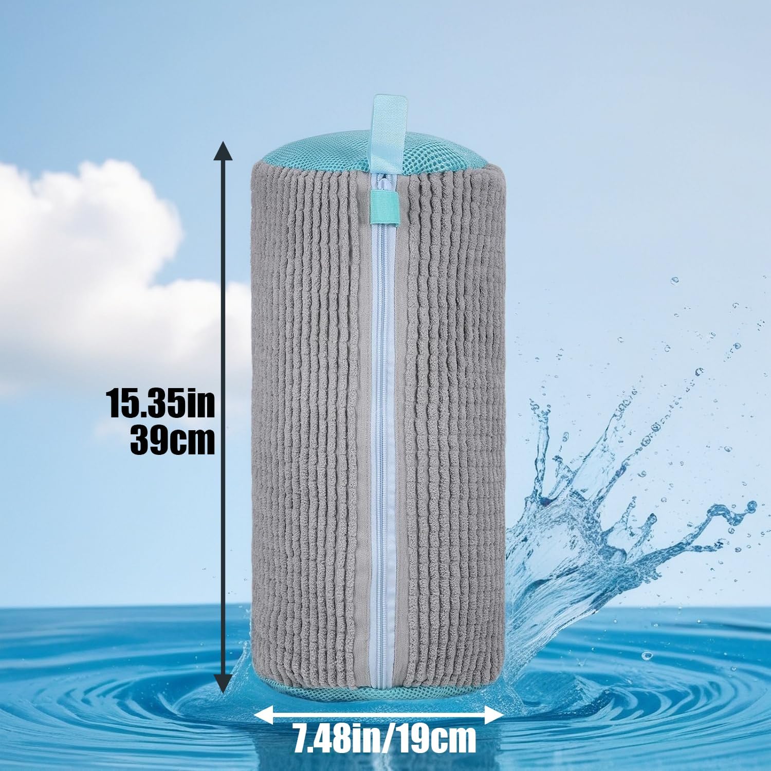 2 Pack Shoe Washing Machine Bag, Grey