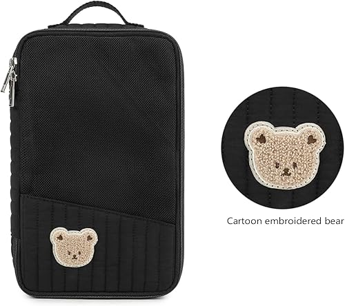 Miniatura 4 de MOMIGO Bolsa organizadora de pañales para bebé, impermeable, mini bolsa de pañales  2 piezasjuego de bolsas colgantes plegables reutilizables,