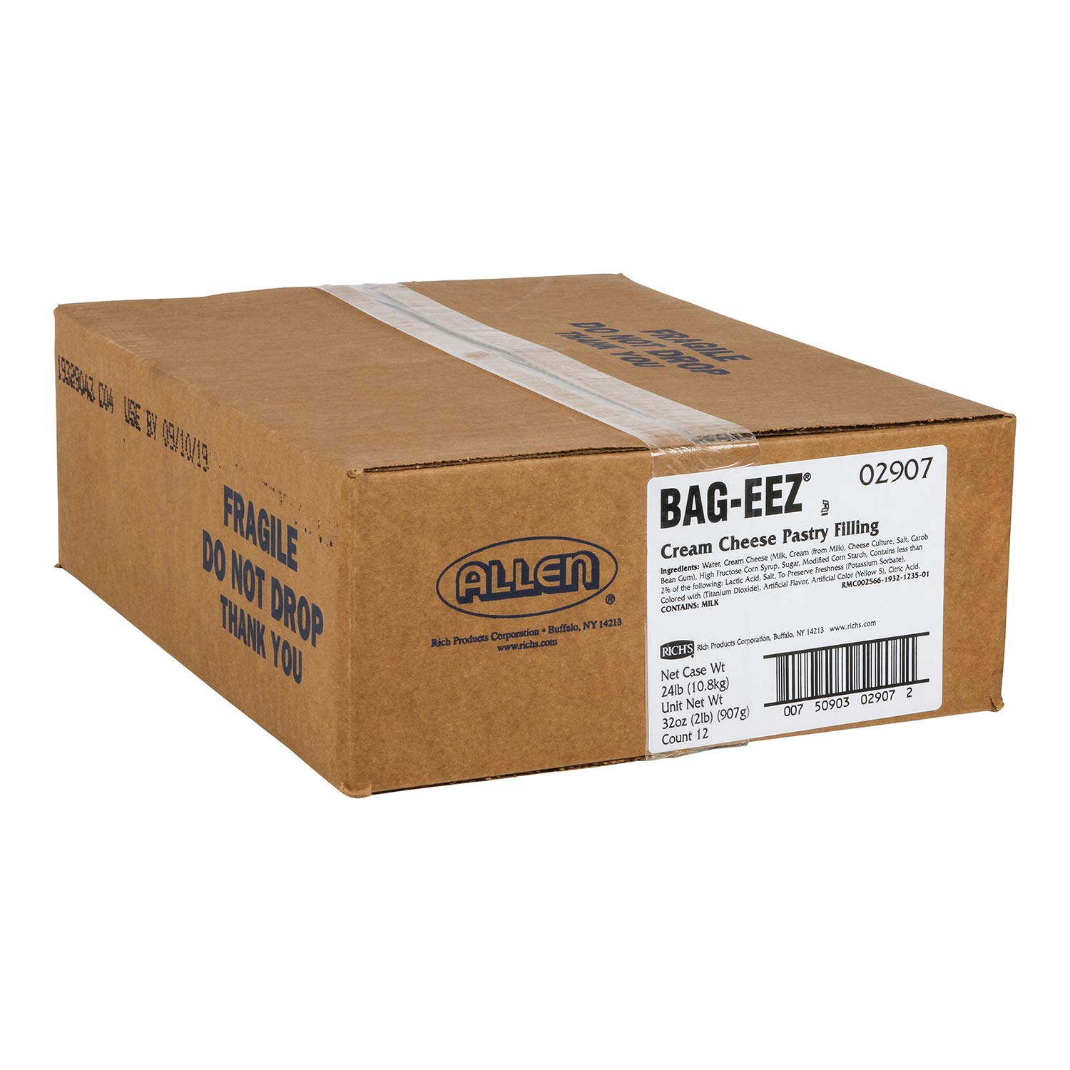 Richs JW Allen Pastry Filling Bag-Eez Cream Cheese 384 oz Pack of 12 — view 2