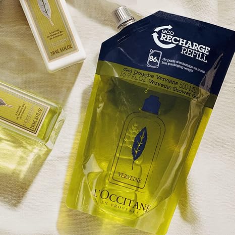L'OCCITANE Bath & Shower Gel, Daily Foaming Body Wash Gently Cleanses, Moisturizes & Refreshes Skin, Eco-Friendly Options, All Skin Types, Vegan