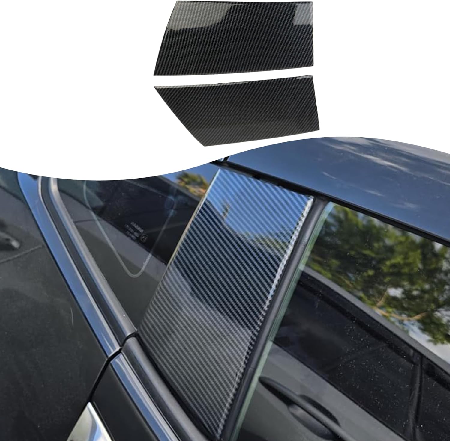 Window Control Panel Cover,for Nissan 370Z 2009-2020, Power Windows Trim - Carbon Fiber Accessories