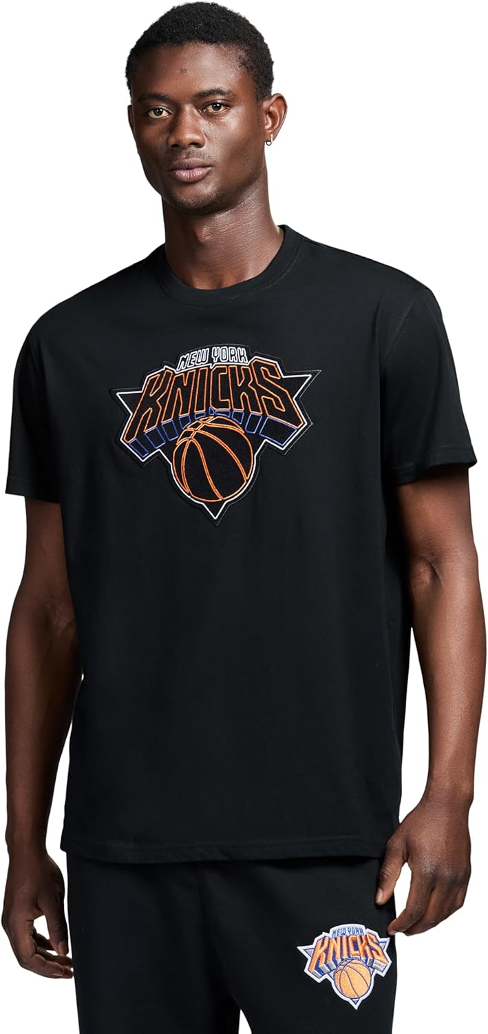 Game 7 NBA Mens Game 7 X NBA Officially Licensed Men's Short Sleeve Oversized Heavyweight Crew Neck Cotton T-Shirt