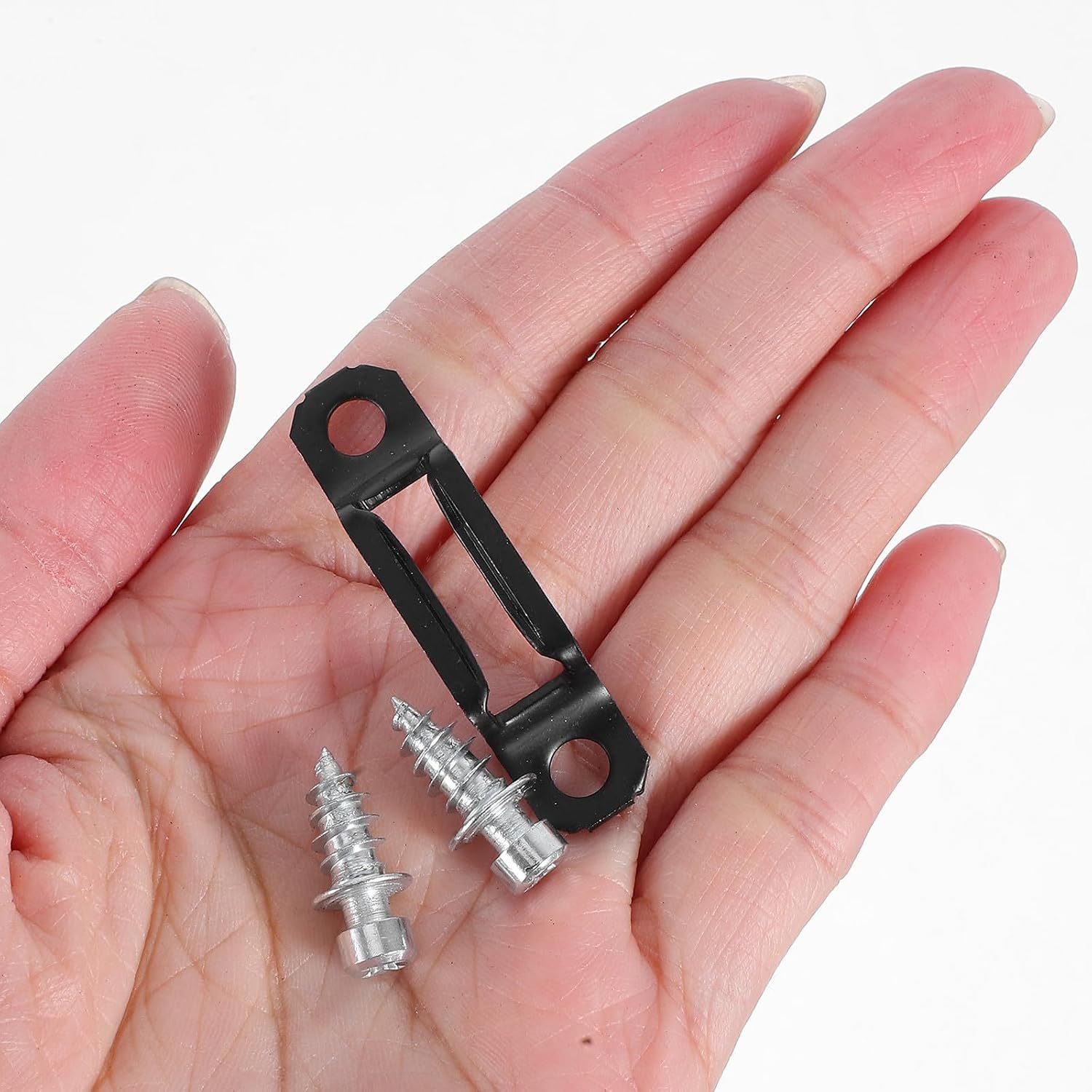 OUNONA Hidden Screw Connectors for Laminate Cabinets, Manganese Steel