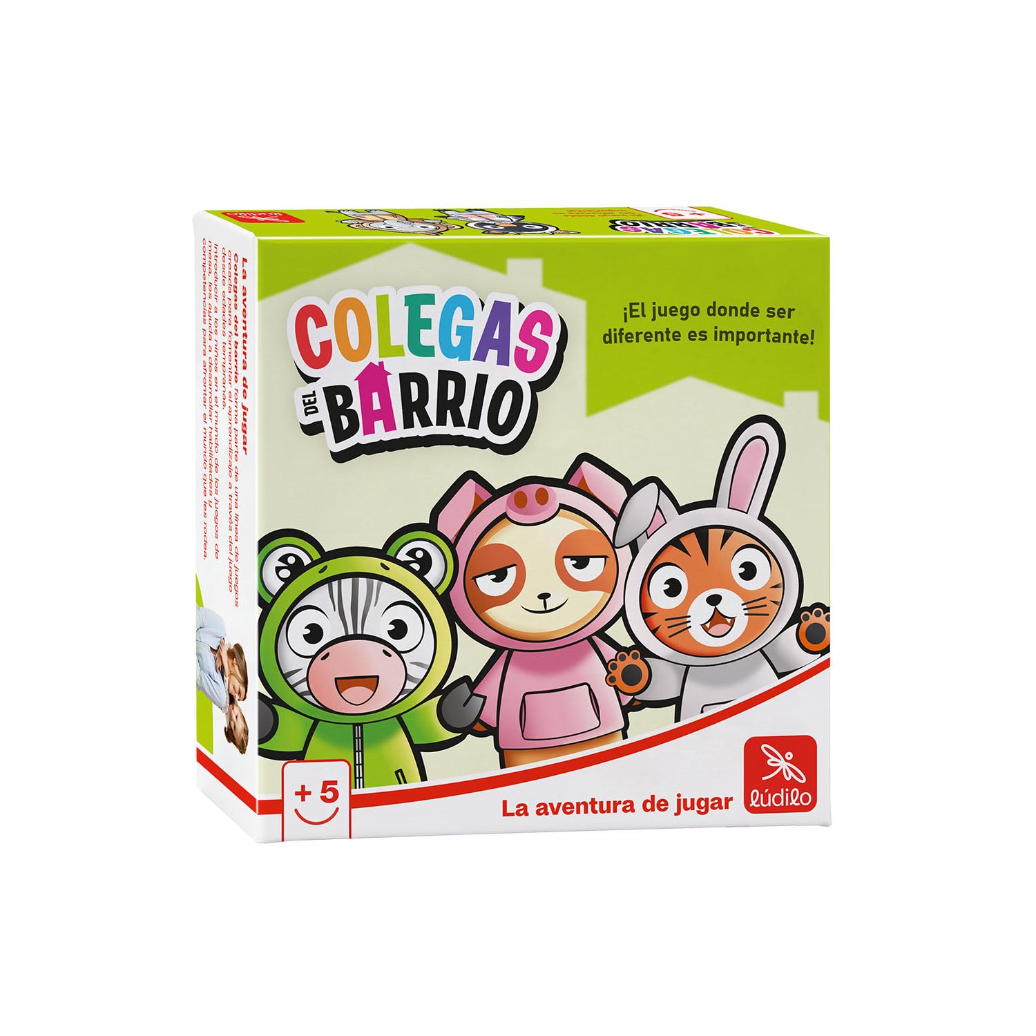 Ludilo - Colegas De Barrio | Juegos De Mesa Niños 5 Años O Más | Juegos Educativos Niños 5 Años O Más | | Juego De Cartas para Niños | Juegos Infantiles Familiares