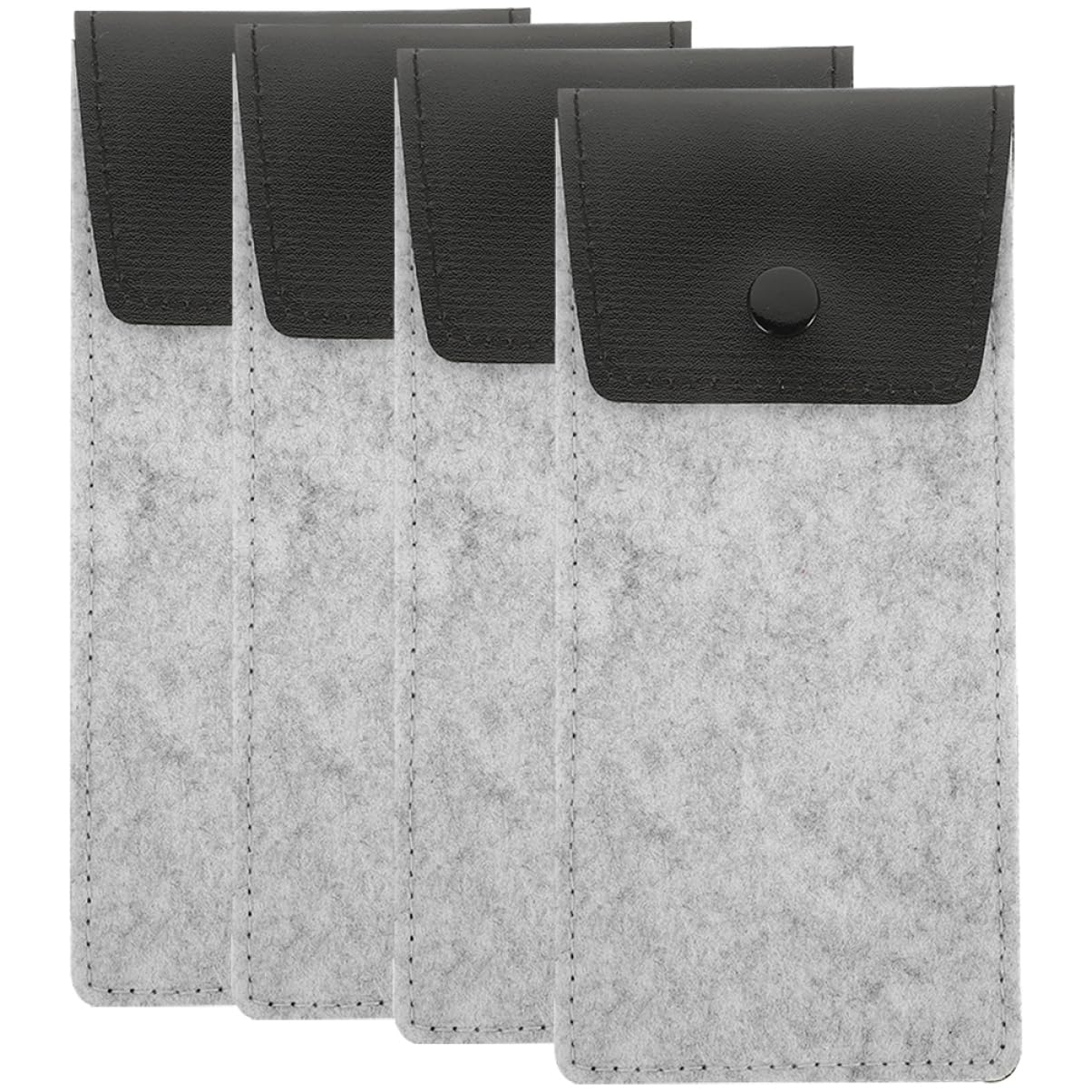 Astuccio in Feltro Portamonete Netto Custodia Per Occhiali Pappagallino Esposizione Di Occhiali Forniture Regolabile Fibbie Lega Di Alluminio Light Grey