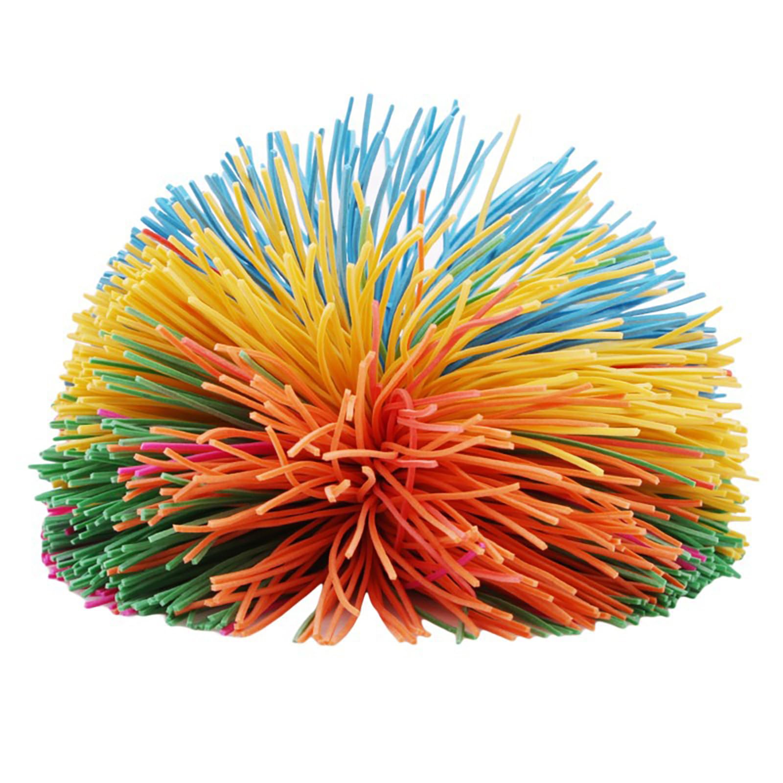 Decompression Ball, Rainbow Pom Pom, Silicone Ball, Kush Ball, Random Color, Toy, Stress Relief