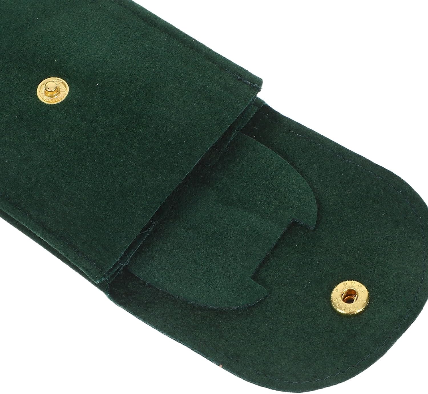 KOMBIUDA 2pcs Velvet Watch Packing Pouch with Snap Button for Mechanical Watches for Men Gentle Care Travel and Business Trips
