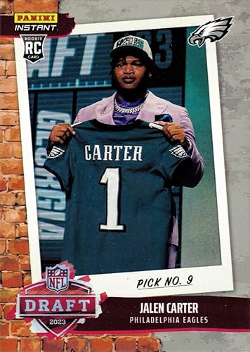 Panini Instant Draft Night Football 2023 #DN29 Jalen Carter Rookie Card Eagles - Solo 836 hechos!