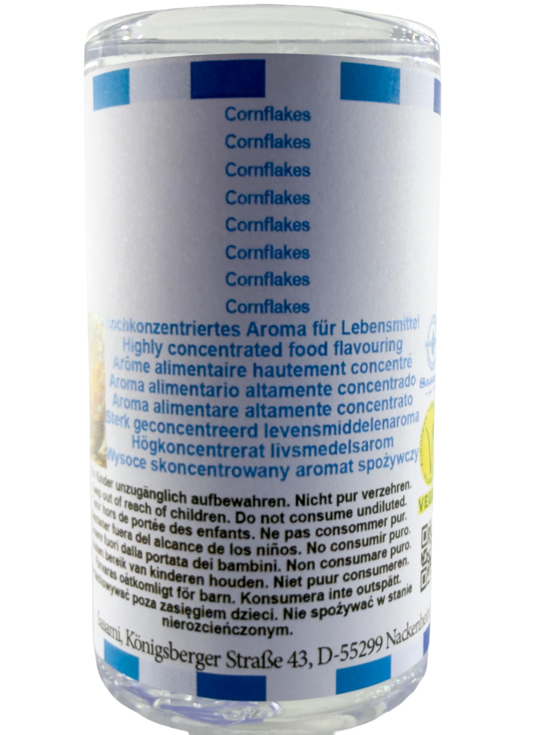 Cornflakes aroma concentrado - Vegano - Sasami - 100ml