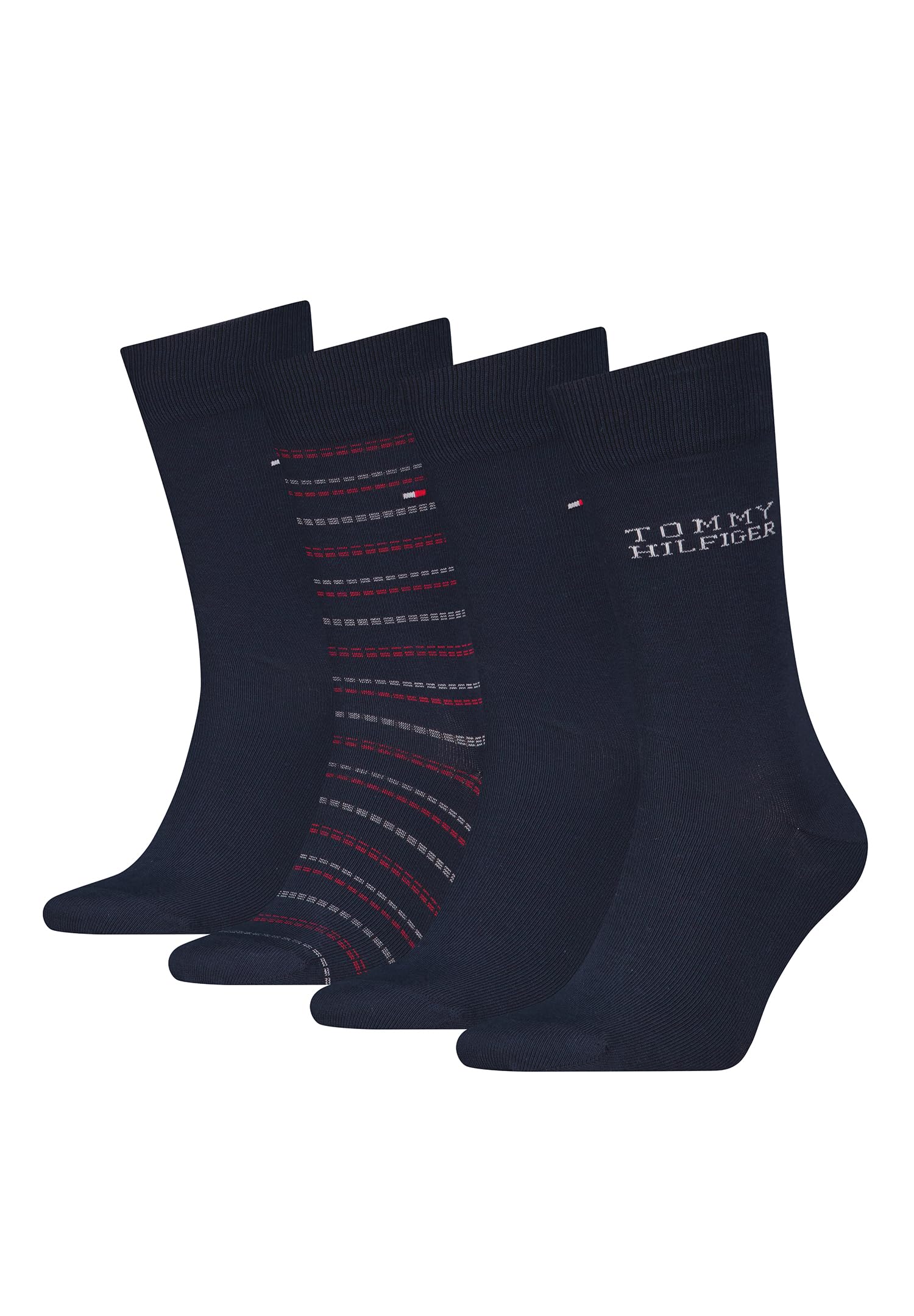 8719965009202 TH Men Sock 4 szt. TIN Giftbox Tommy Stripe, grantowy, 43-46 EU