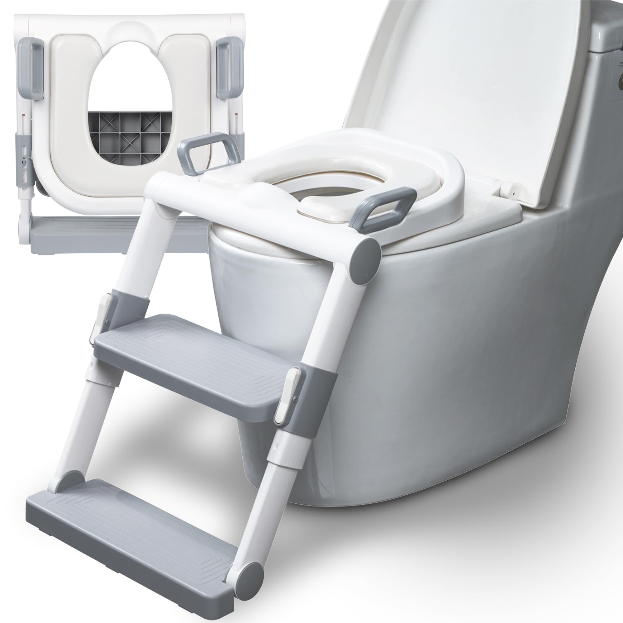 Buy Foldable Potty Training Seat with Non Slip Steps Toddler's Step