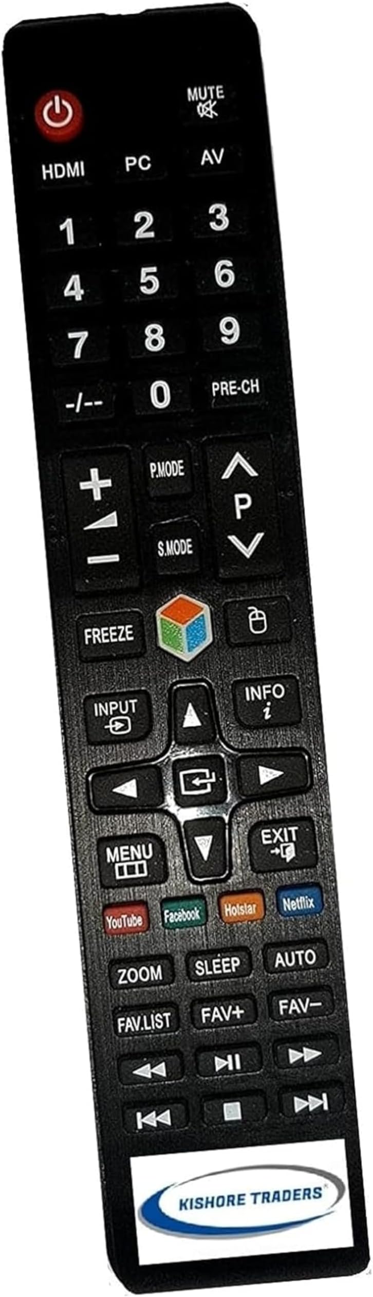 Remote Control Compatible with Ridaex/Sony Smart Led TV (Please Match Your Old Remote with Given Image, it Must be Exactly Same as Shown in Image)
