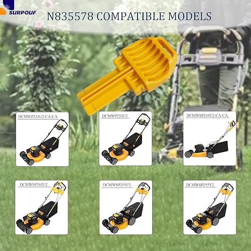 Miniatura 4 de Reemplazo de llave de seguridad para cortacésped N835578 compatible con cortacésped serie DeWalt