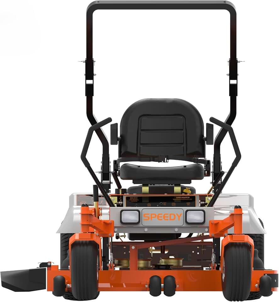 803cc Zero-Turn Riding Lawn Mower - 62" Commercial Gasoline Lawn Mower Tractor for Heavy-Duty Grass Cutting, Ideal for Large Gardens and Lawns
