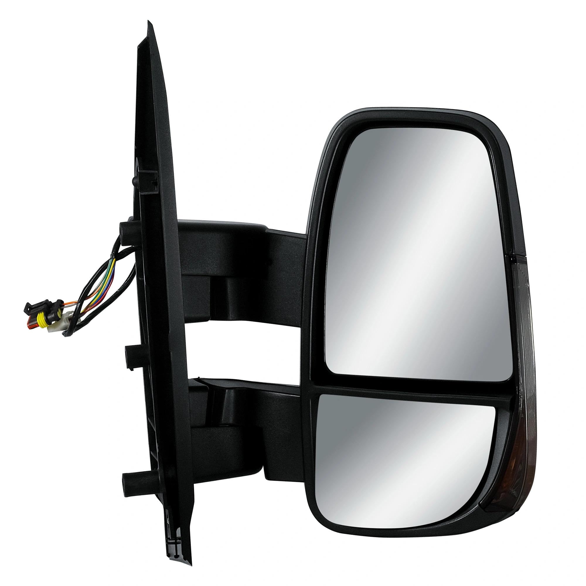 Rétroviseur extérieur gris droit côté passager, électrique et chauffant avec clignotant, pour IVECO Daily LKW 2014-2024