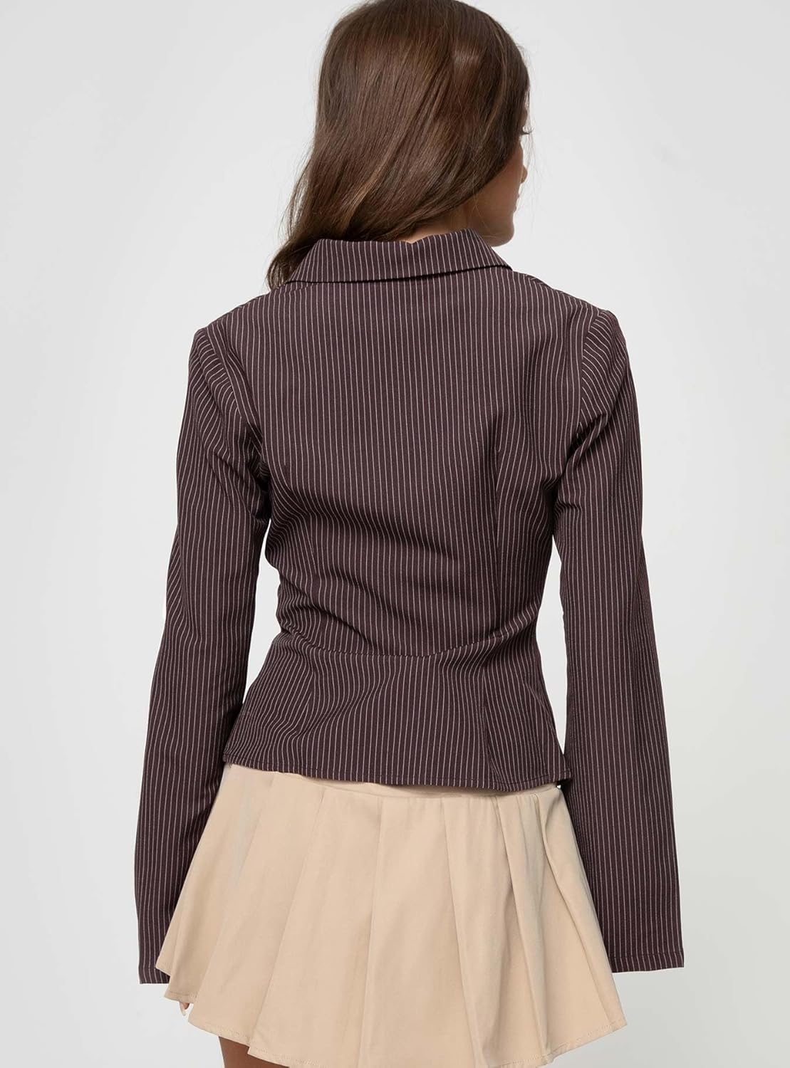 Princess Polly girls Anni Pinstripe Shirt - Image 3