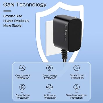 مزود الطاقة Geekworm PD 27W 5.1V 5A USB-C لـ Raspberry Pi 5 16GB/8GB/4GB/2GB