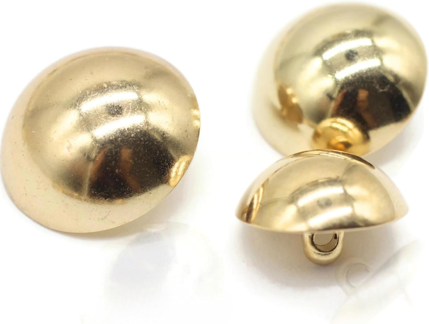 Antique Copper Metal Shank Buttons - 12 Pcs - 3 Size Options - Curved Oval Round Metal Shank Buttons for Men Women Blazer Coat Uniform Shirt Suit and Jacket Sewing Craft DIY N23102 image 5