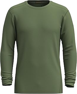 Capa base de merino clásica para hombre, manga larga