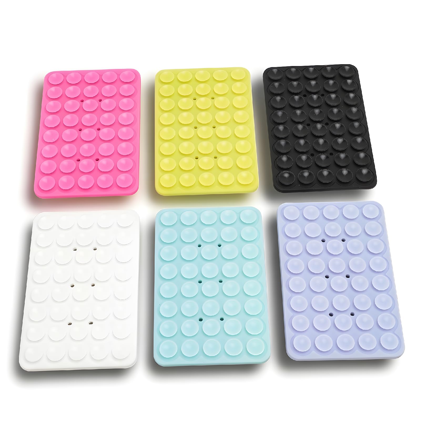 Support de téléphone à ventouse silicone GOWENIC x6 double face - 8