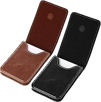 Vista 18 de Outus Tarjetero de 2 piezas de piel sintética, cartera de bolsillo con cierre magnético para regalo de San Valentín, hombres y mujeres