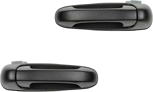 TRQ Juego de manijas de puerta exterior izquierda y derecha, para el lado del conductor, compatible con Jeep Grand Cherokee 1999-2004 Liberty