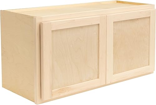 Quicklock RTA - Armarios de cocina de pared de 30 pulgadas de alto, estilo coctelero, 100% madera dura, fabricados en Estados Unidos, herrajes de