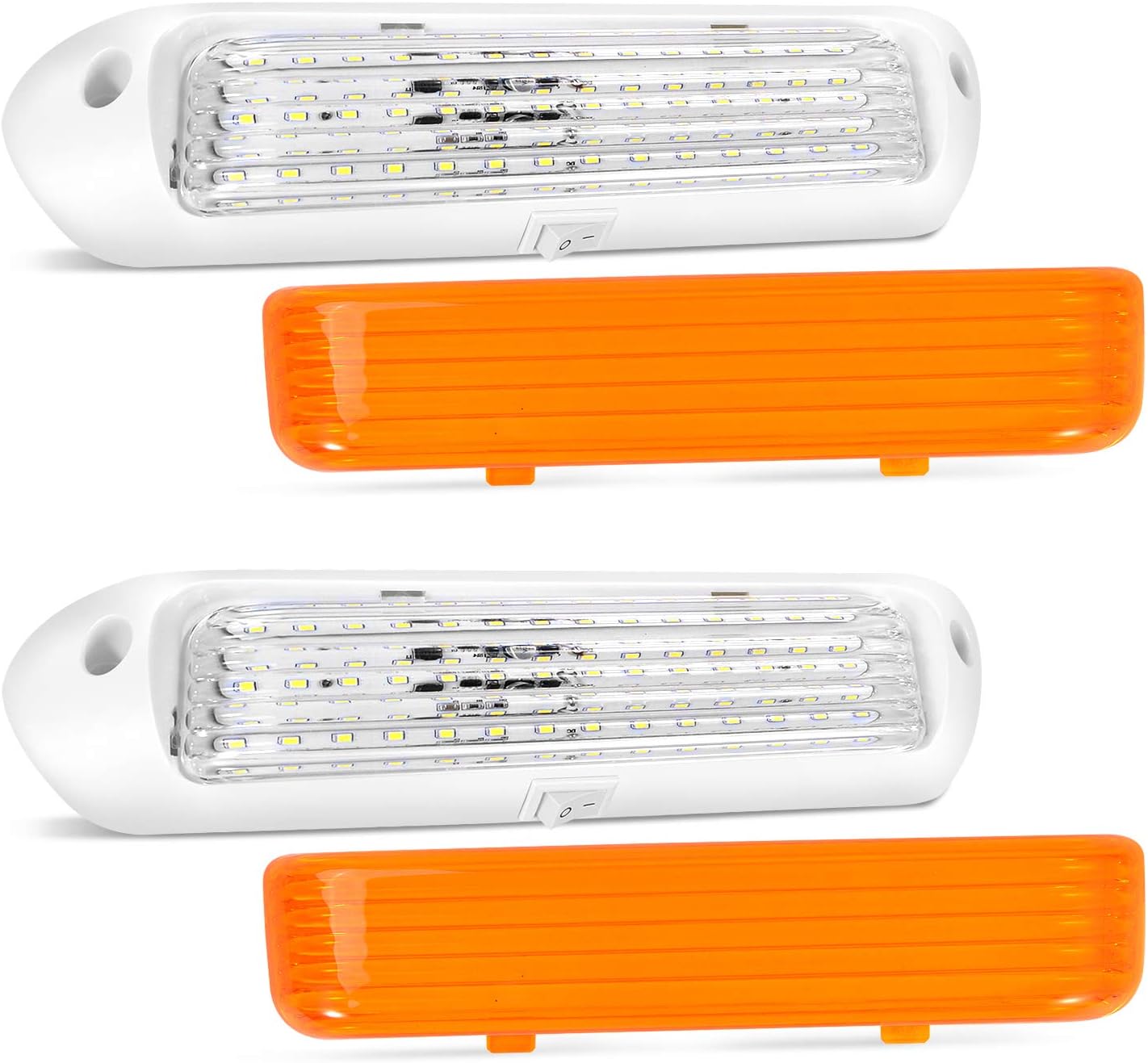 BlueFire Upgraded Super Bright 12V LED RV Porch Lights RV Exterior Lights Porch